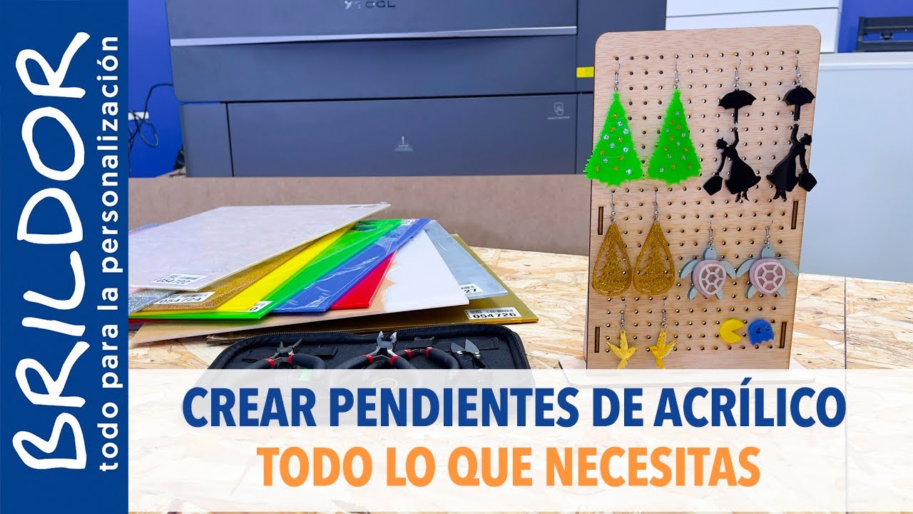 Gana Dinero Haciendo Pendientes de Acrílico con un láser Láser Co2 - Xtool p2