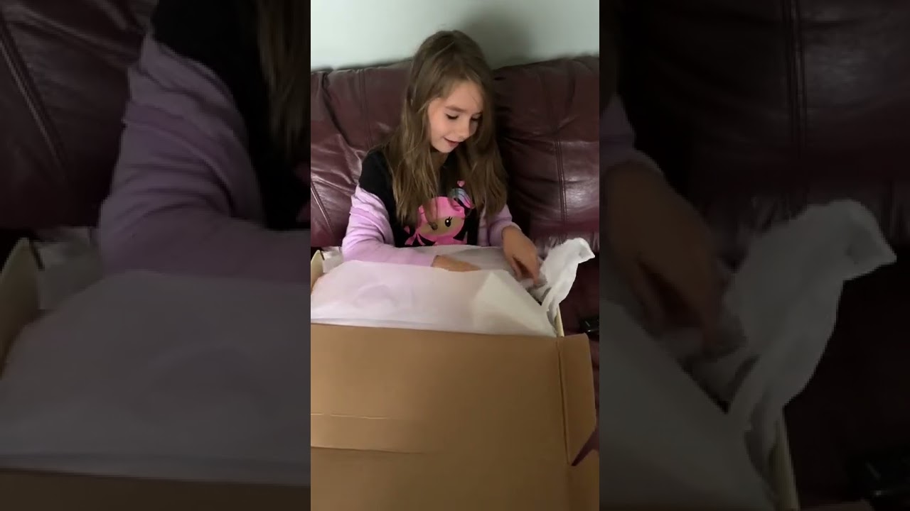 Sawyer unboxing her babeside reborn doll