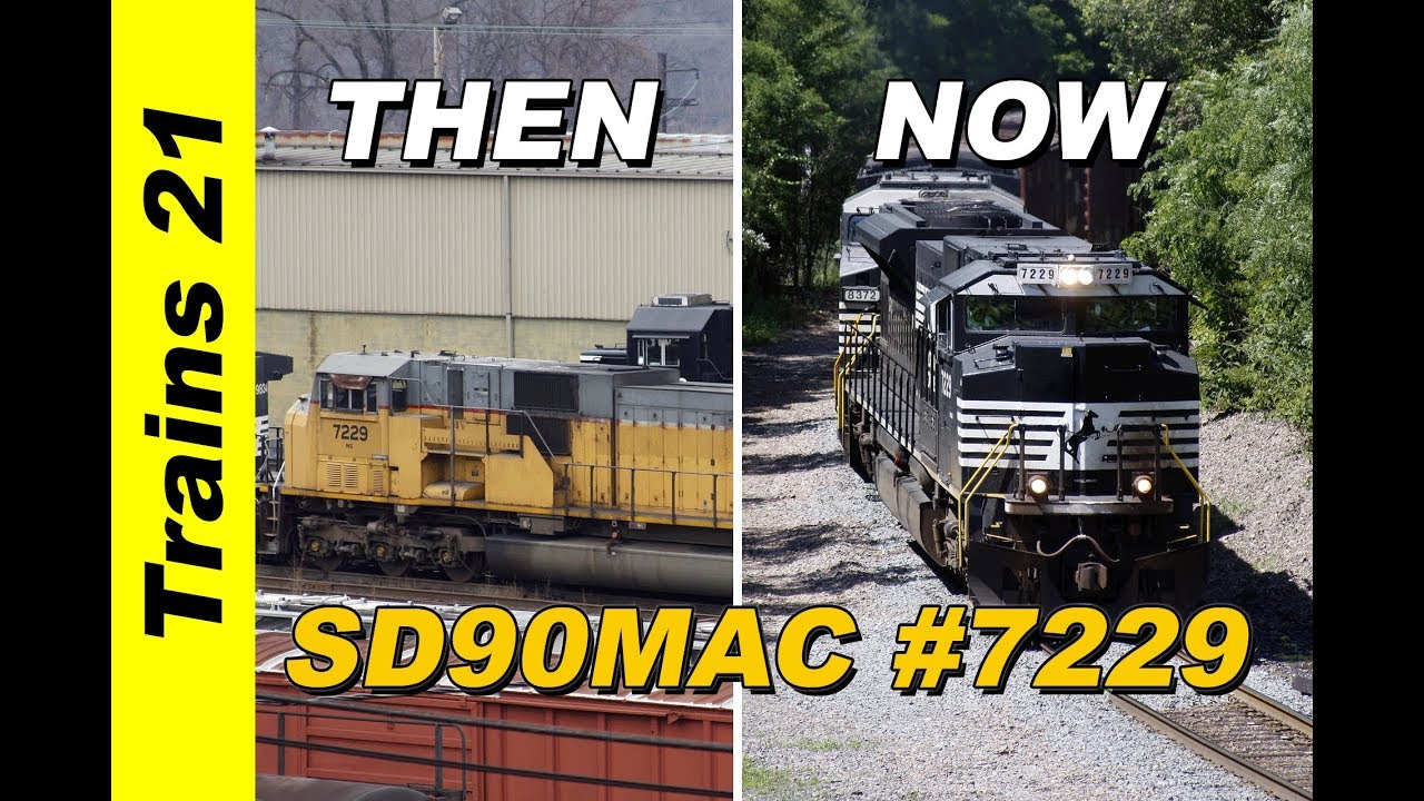[TN][T-53] [NOW AND THEN] SD90MAC #7229.. Before and After Black Paint