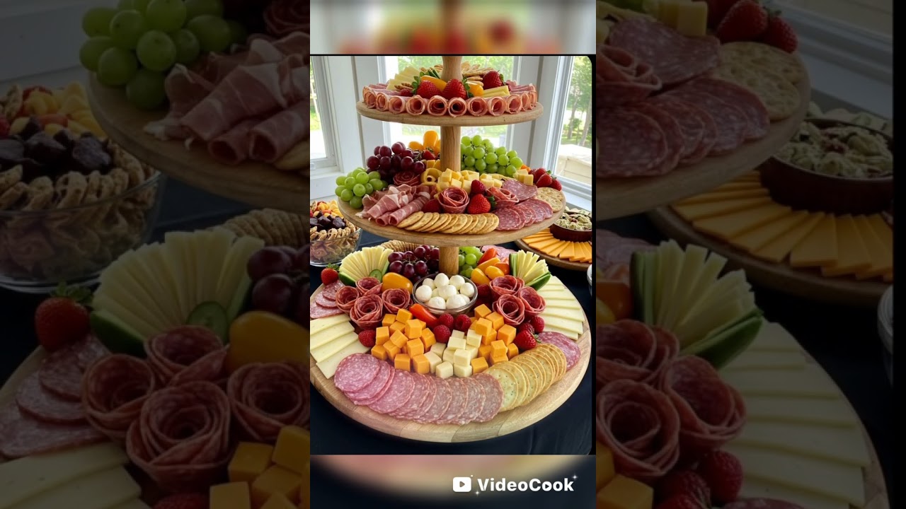 Creative Fruit & Cheese Platter Decorating 🍓🧀✨ 