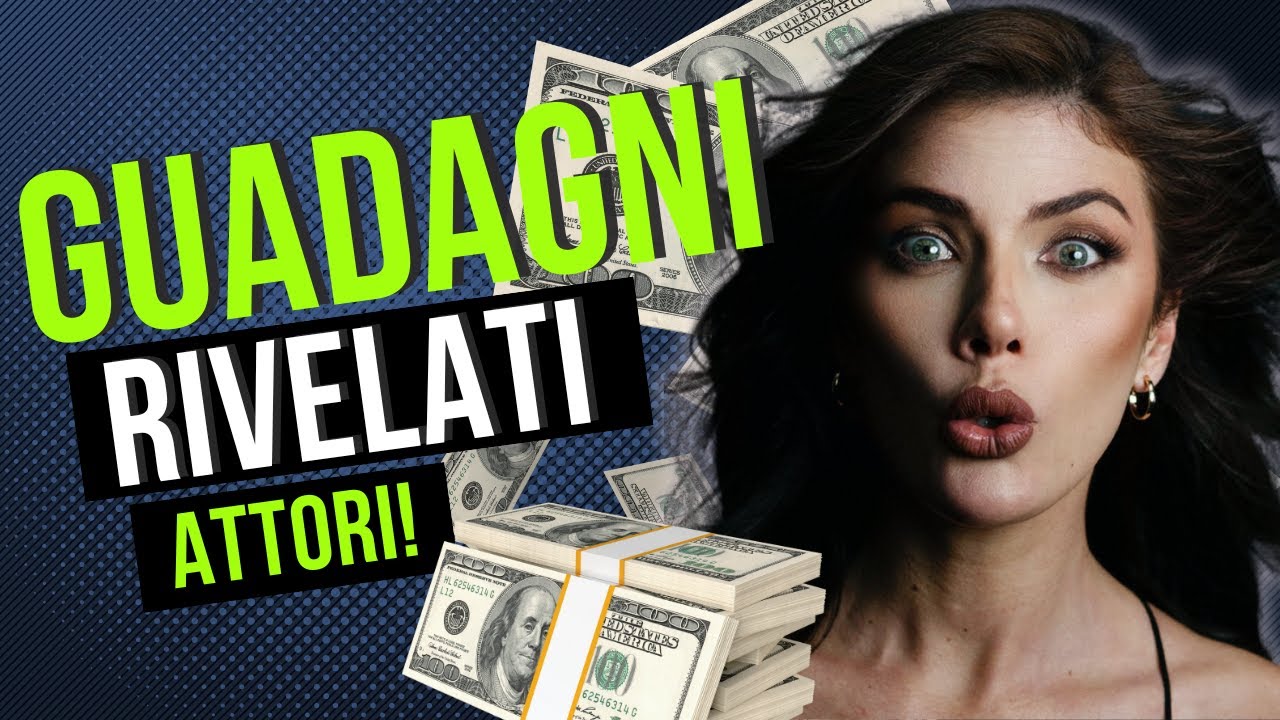 La Verit&agrave; sui GUADAGNI degli ATTORI: Quanto Si Portano a Casa?