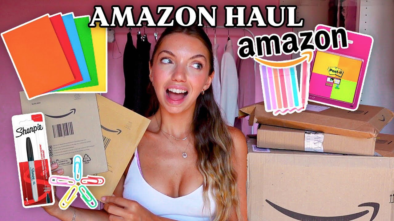 MEGA HAUL AMAZON 🧡 di prodotti back to school che sto amando!