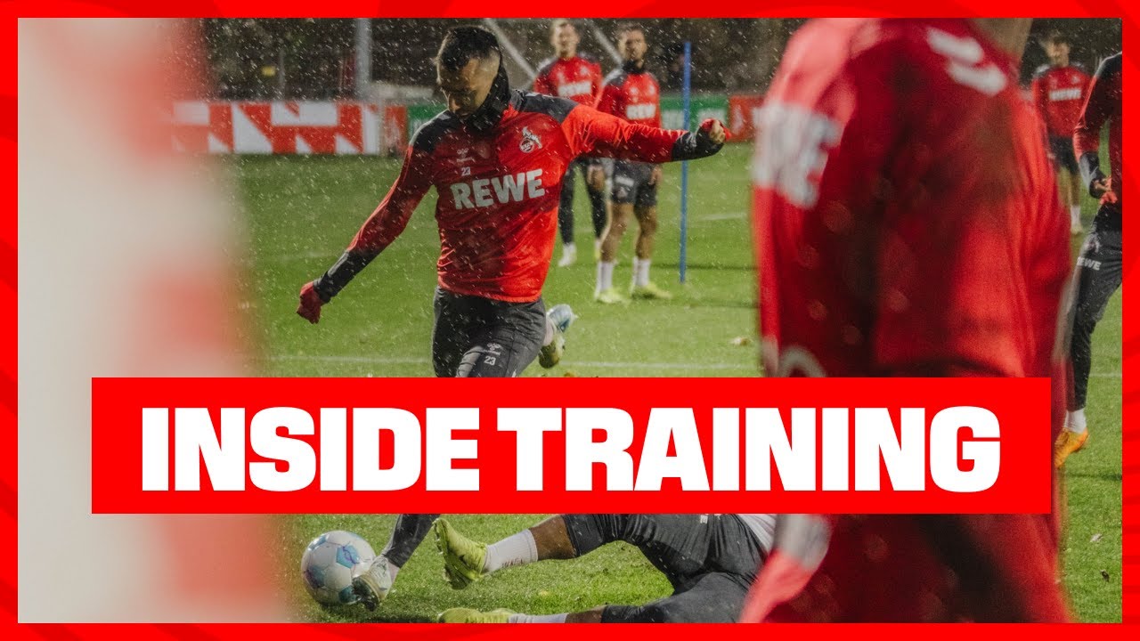 INSIDE TRAINING 1v1, Mini Games and Goals | In The Rain | 1. FC Köln