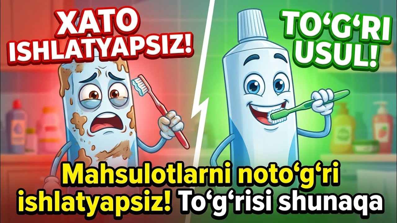 Mahsulotlarni NOTO'G'RI ishlatsak nima bo'ladi?