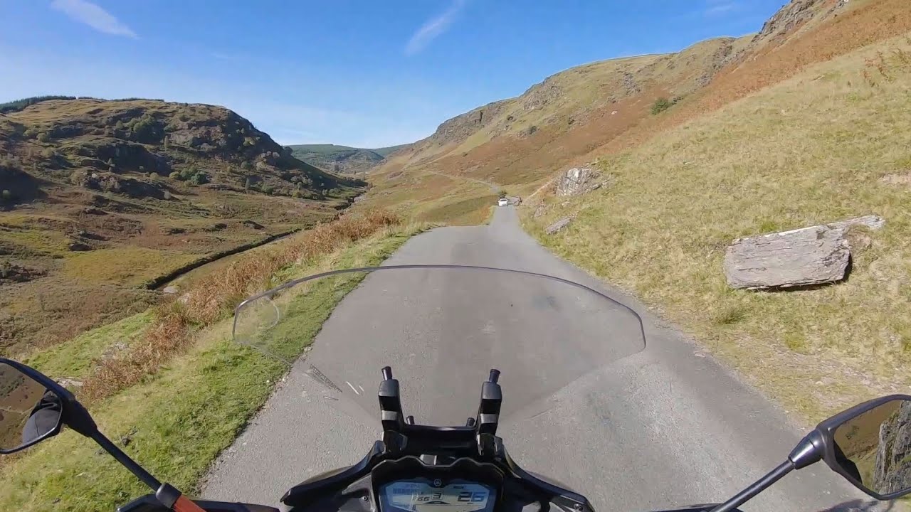 Motorcycle Trip to Wales. Wild Camping