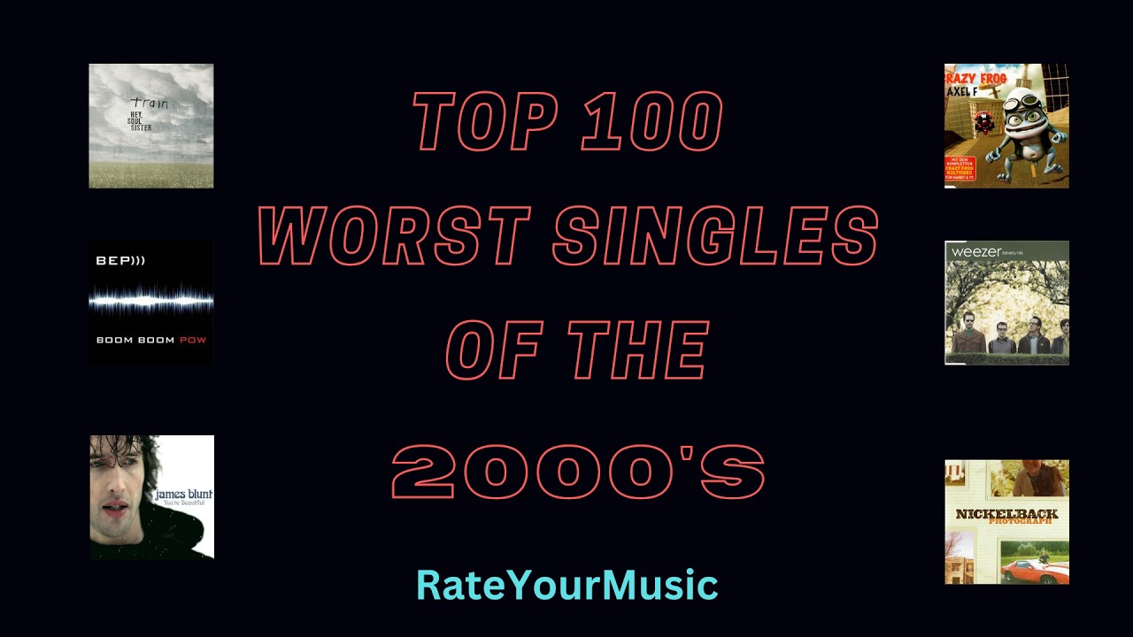 Top 100 Worst Singles of the 2000's (from RateYourMusic)