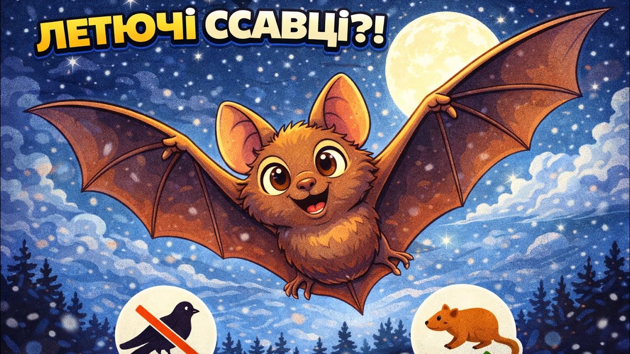 🔍 Кажани:  факти про летючих ссавців! 🦇