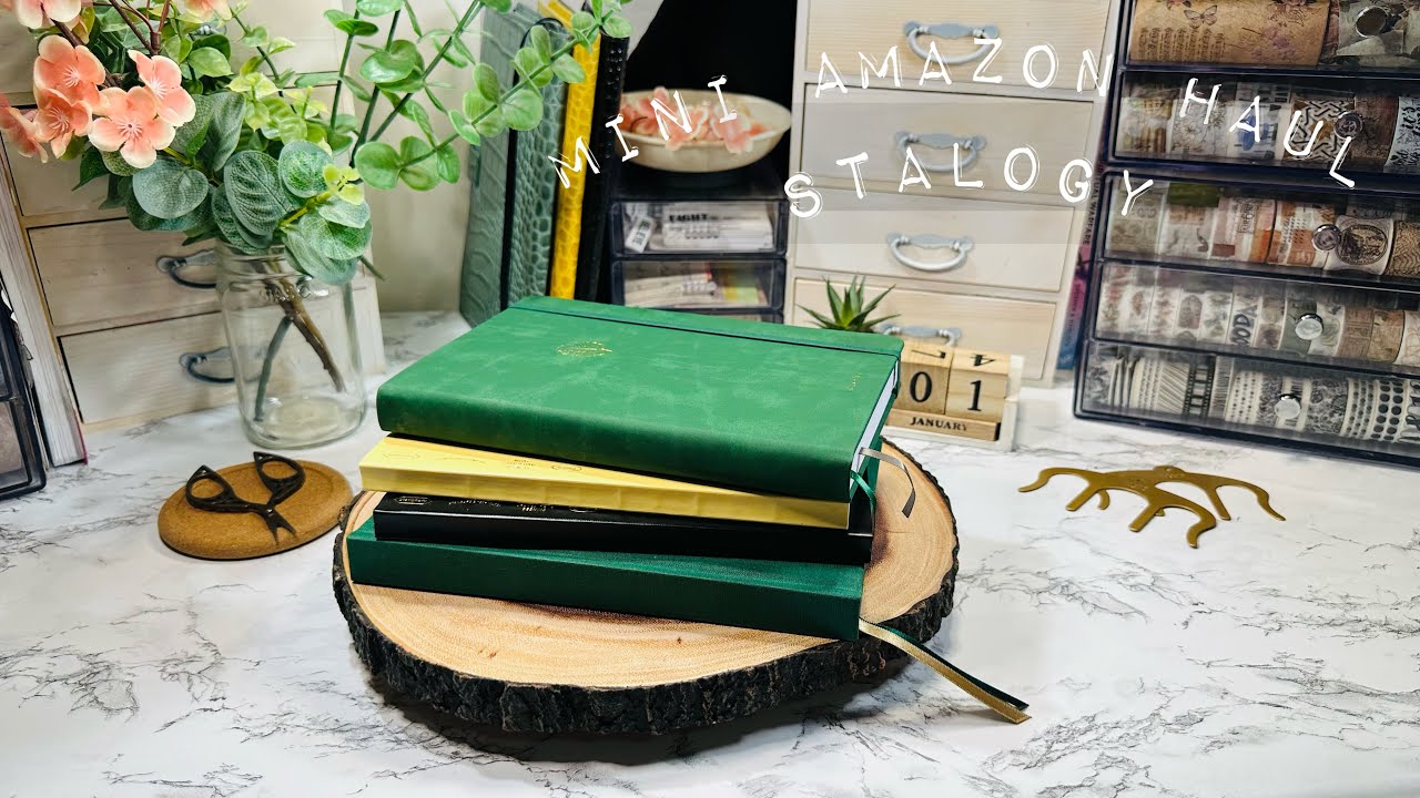 Stalogy and Scribble and Dot Review| Mini Amazon Haul #planner #bujo #pwm #stalogy #notebooktherapy