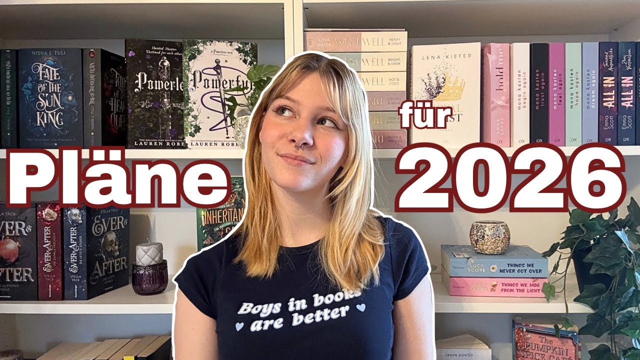 Das sind meine Pläne für 2026 📚