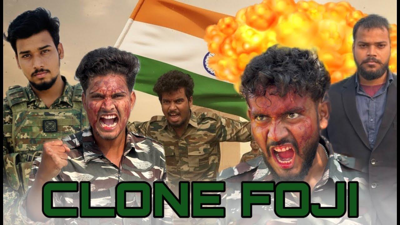 THE FOJI CLONE🇮🇳🫡|| Nawabzade army video||