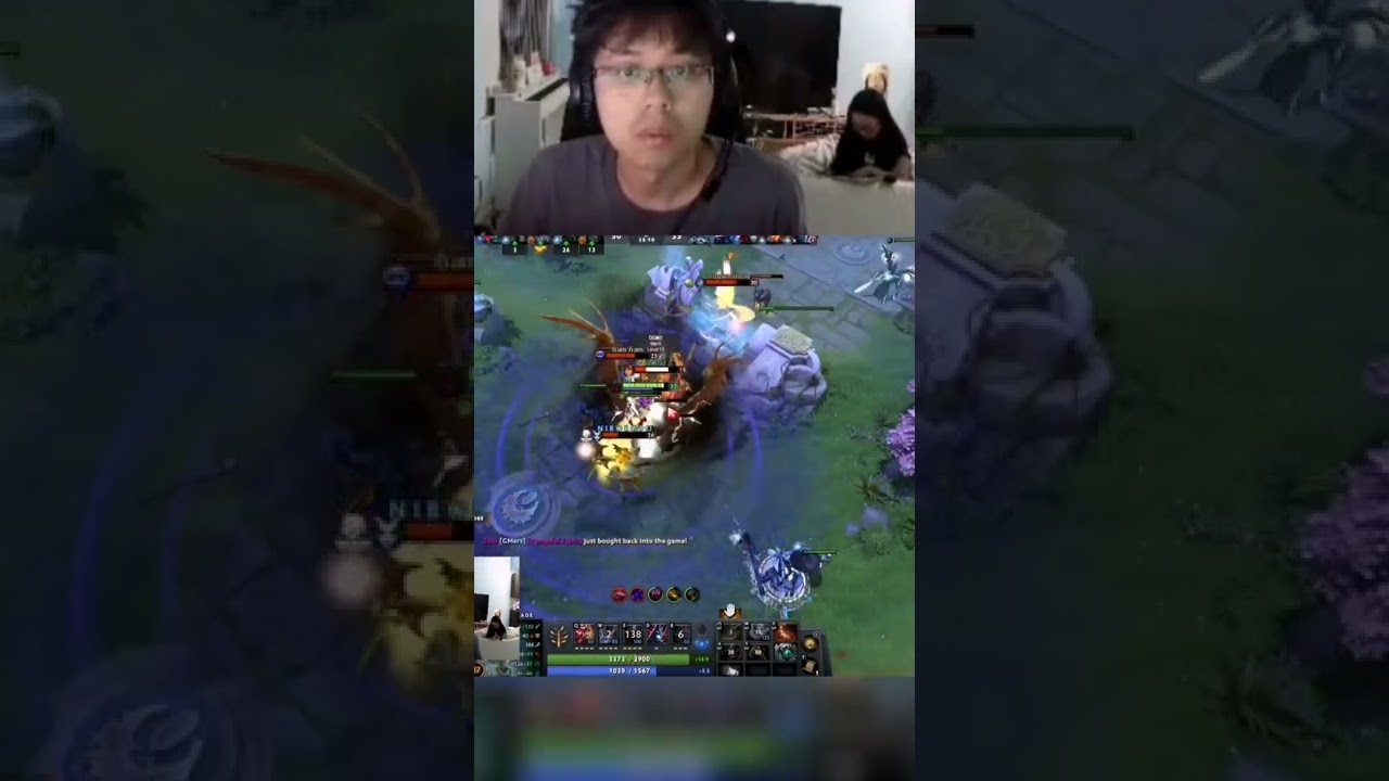Insane TB plays by EE !!!😱😱😱 #dota2 #shorts #eternalenvy