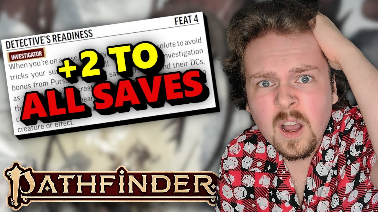 Top 5 INVESTIGATOR FEATS in Pathfinder 2e!
