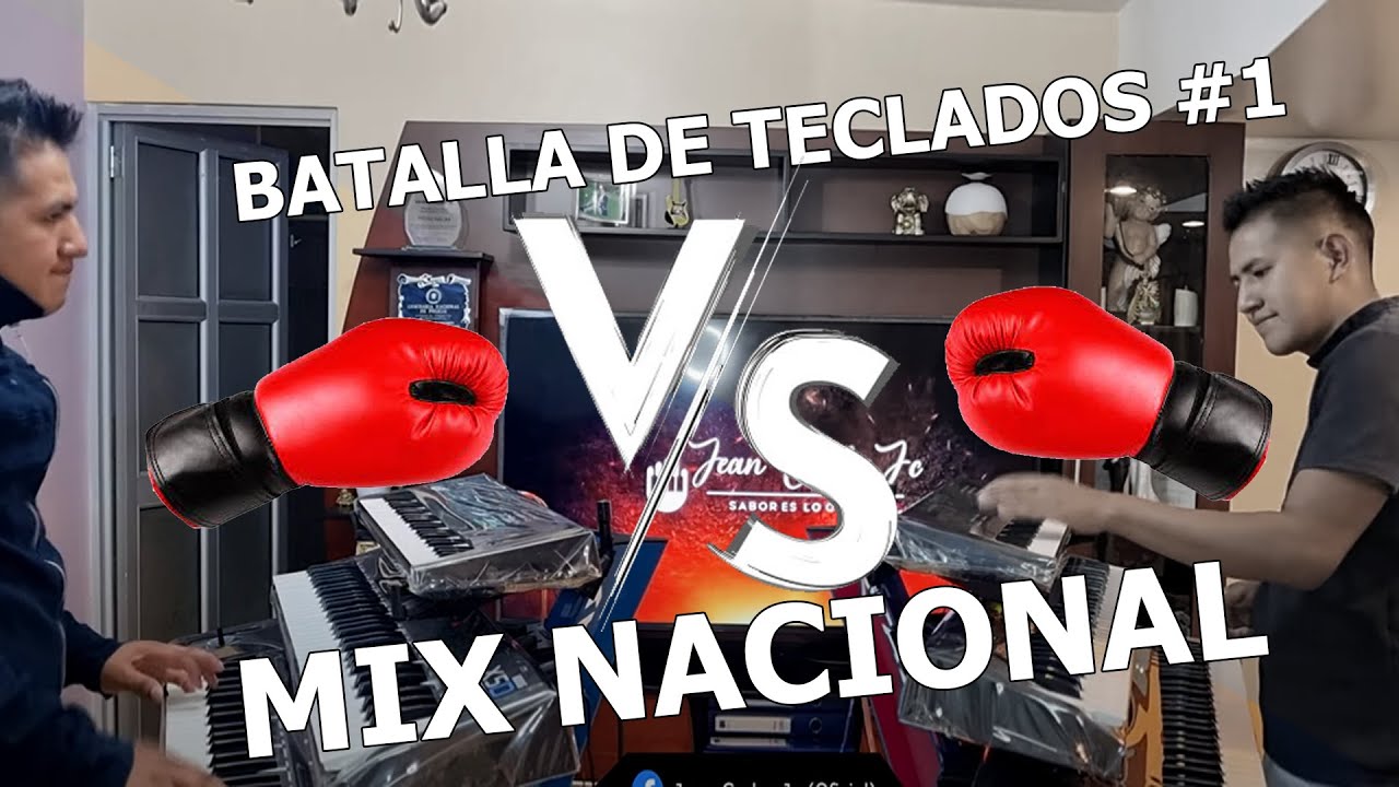 BATALLA DE TECLADOS 01 / MIX NACIONAL JEAN CARLOS JC ✔️ #SaborEsLoQueHay  #Viral #ecuador #Pianista