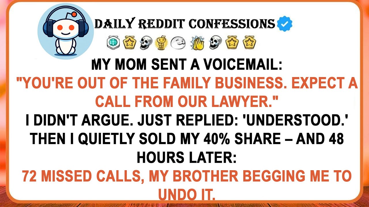 My Mom Sent A Voicemail: ‘You’re Out Of The Family Business. Expect A Call From Our Lawyer.’ I Didn’