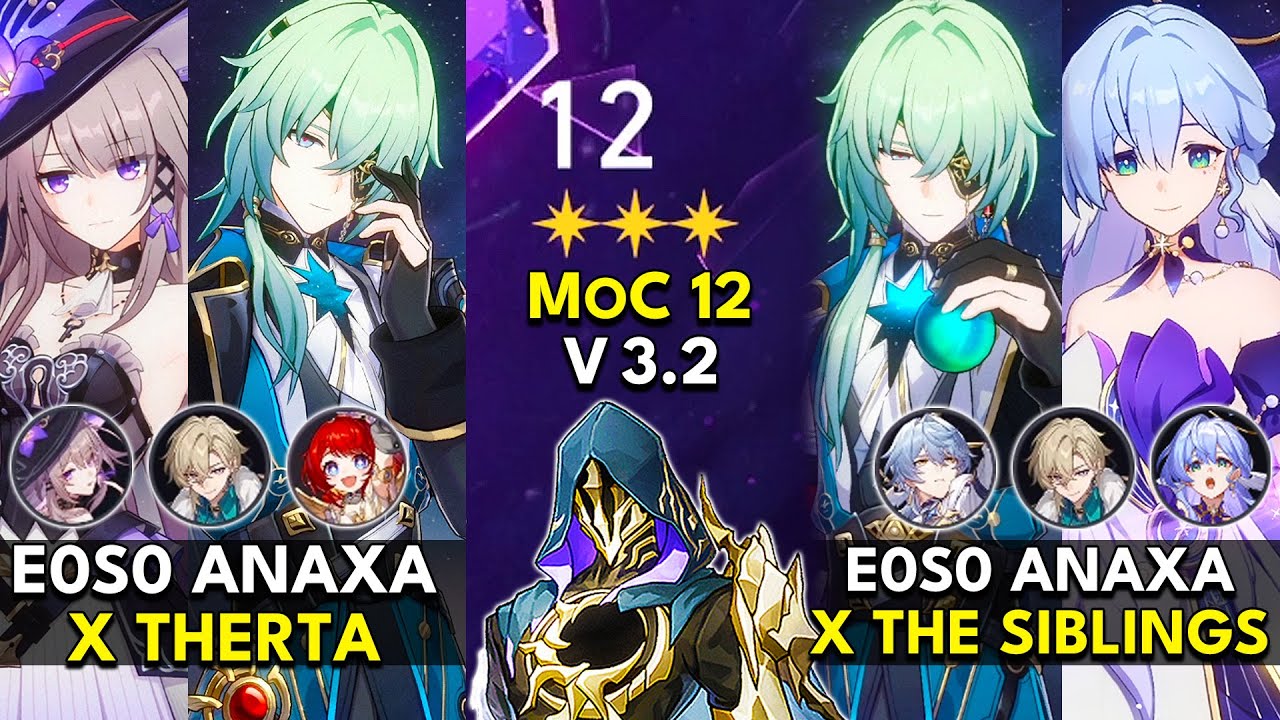 E0S0 Anaxa x The Herta & E0S0 Anaxa Hyper | Memory of Chaos Floor 12 3 Stars | Honkai: Star Rail 3.2