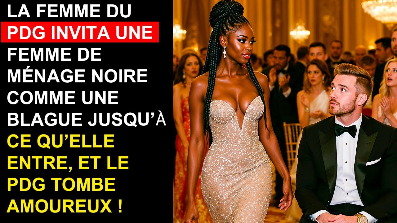 La femme du PDG invita une FEMME DE MÉNAGE NOIRE comme une blague—Jusqu’à ce qu’elle entre, et le...