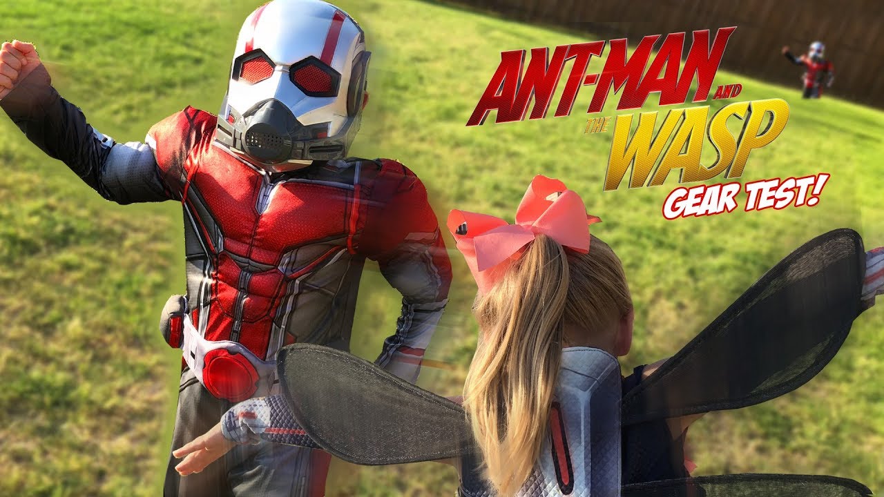 Little Flash and Ava test Ant-Man and the Wasp Gear!