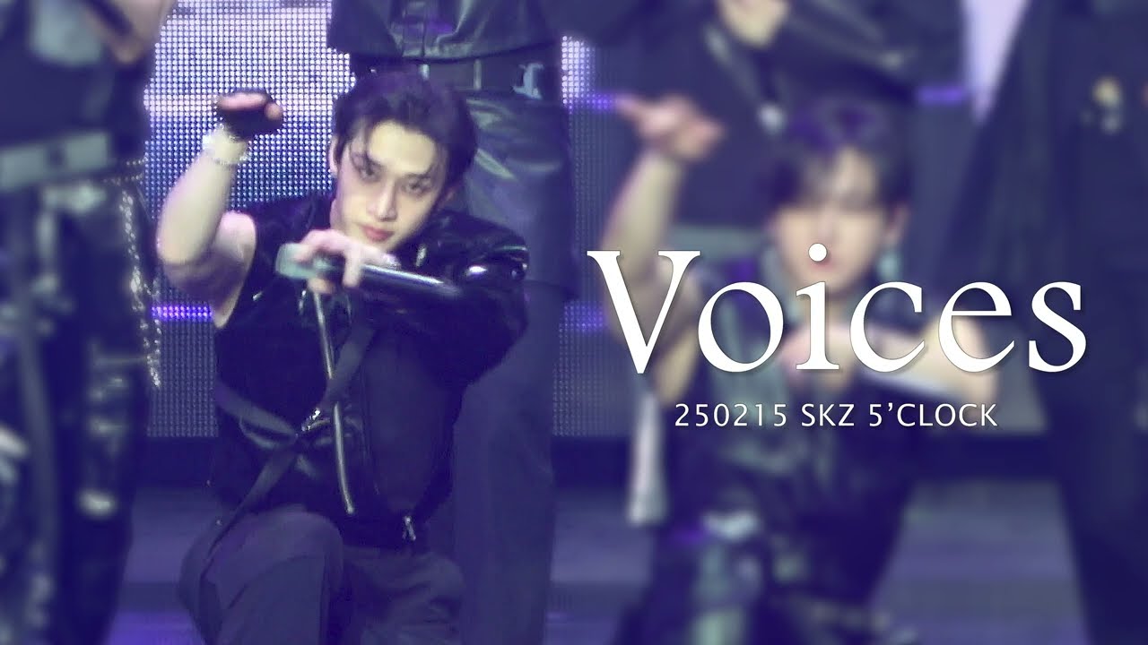 [4K] Voices | 250215 SKZ 5'CLOCK | Stray Kids Bang Chan fancam 방찬 직캠