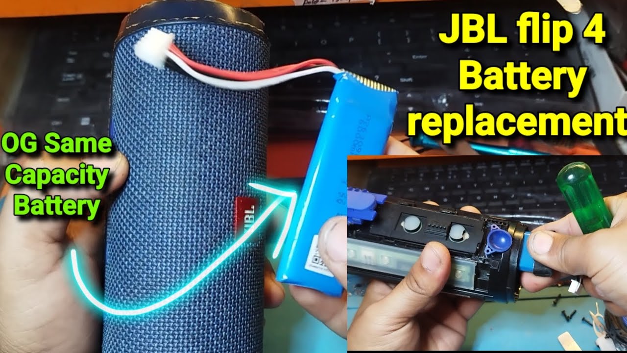 JBL flip 4 Disassembly and Original Battery Replacement #littlebittechinfo #repair #fix #solution