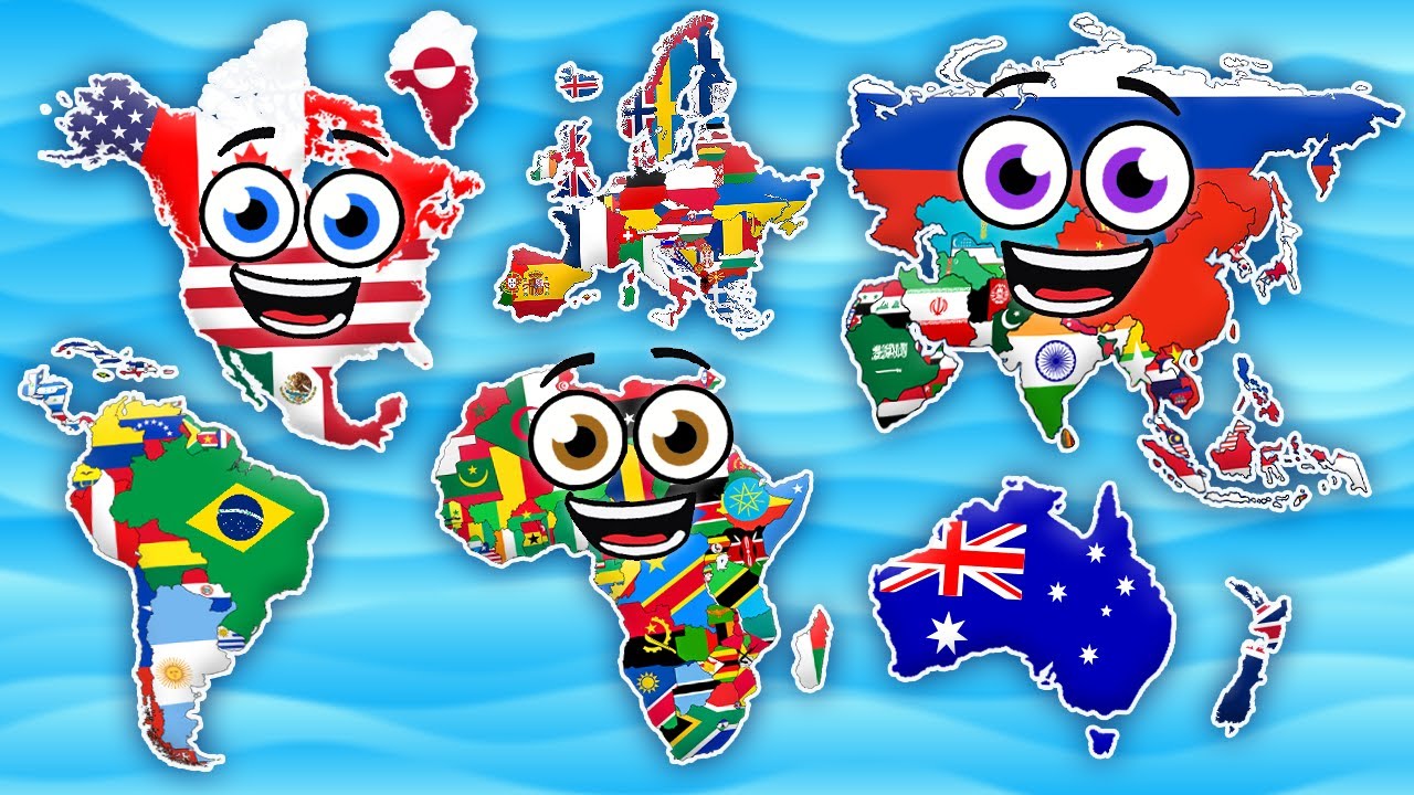 ¡Todos Los Países Del Mundo Y Sus Banderas! | KLT Español