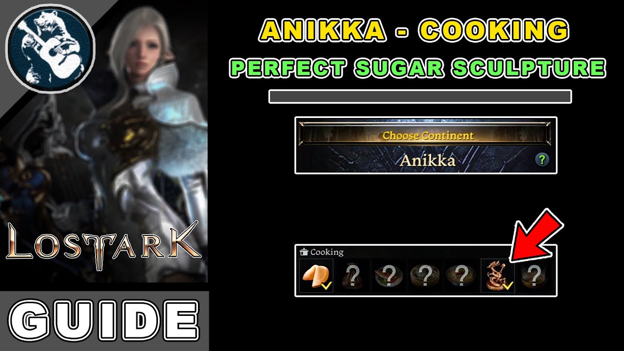 Perfect Sugar Sculpture Location in Lost Ark | Anikka Cooking Locations Guide