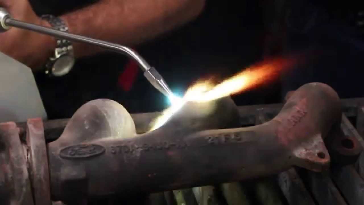How to use thermal spray to repair a manifold