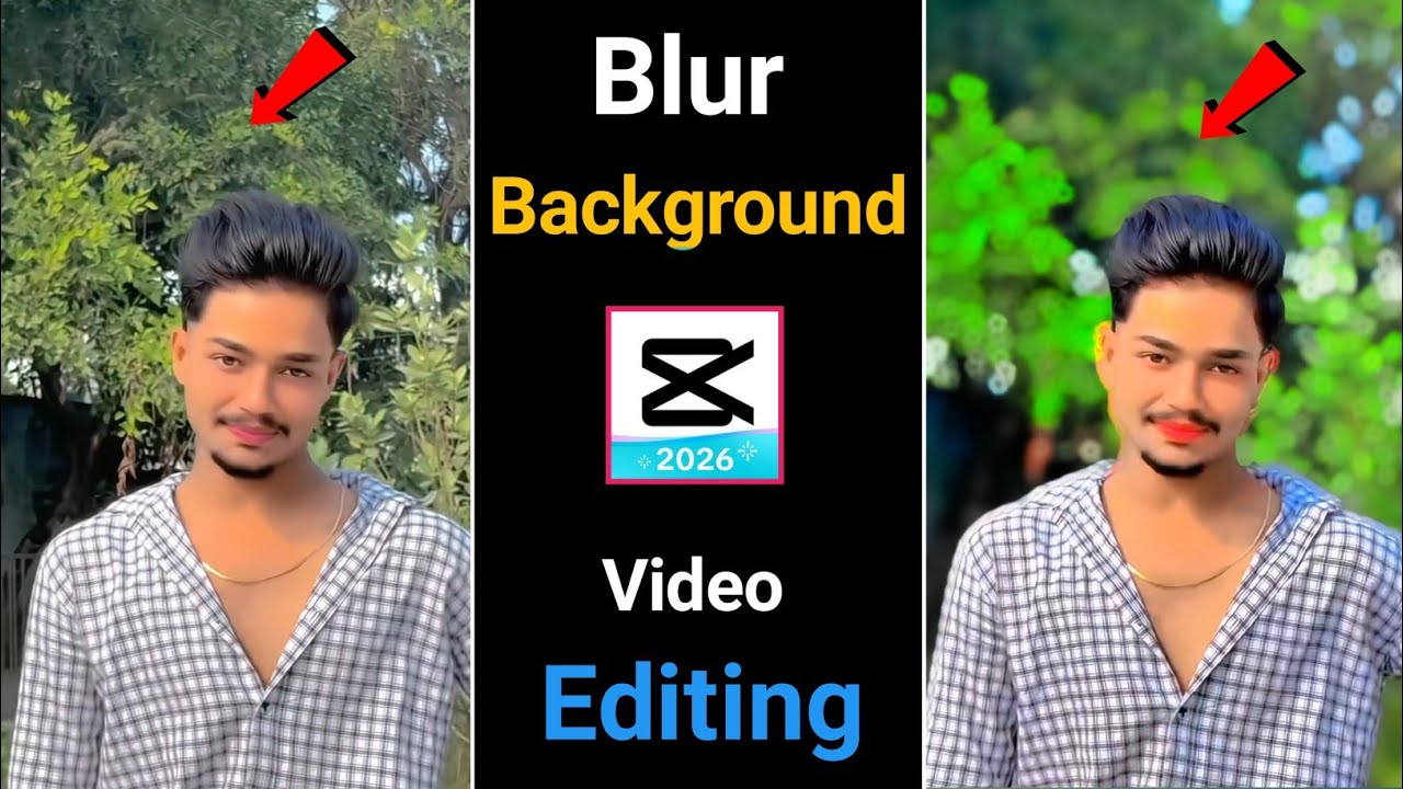 Capcut app 4k background blur video editing || video ka background blur kaise kare || capcut edit 