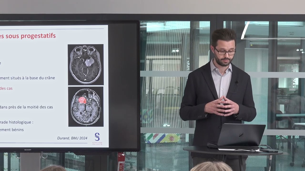 Le Dr Mathieu Peyre, neurochirurgien, explique les études sur les méningiomes et les progestatifs