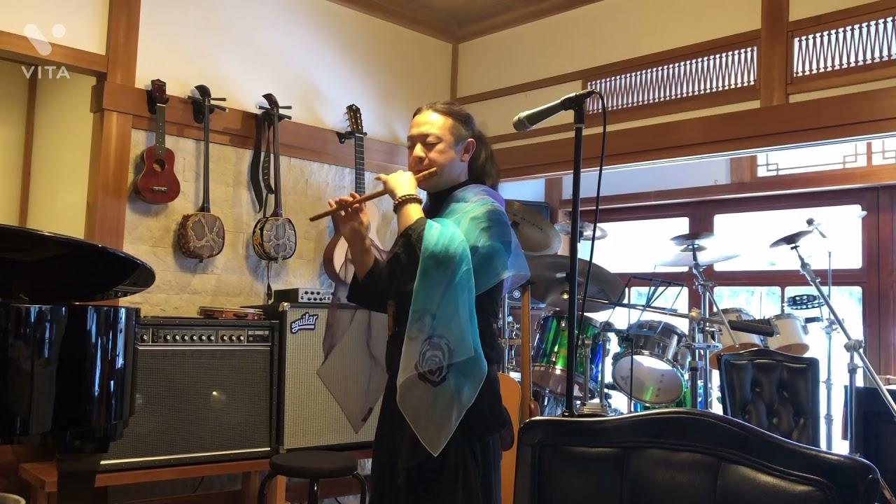 新春演奏初め 『舞姫』佐藤和哉 作曲(covered by 笛唄いRyo) 【2022.1.10 ワイン屋陶芸ギャラリー音楽広場レストラン アルモニーアにて】篠笛演奏