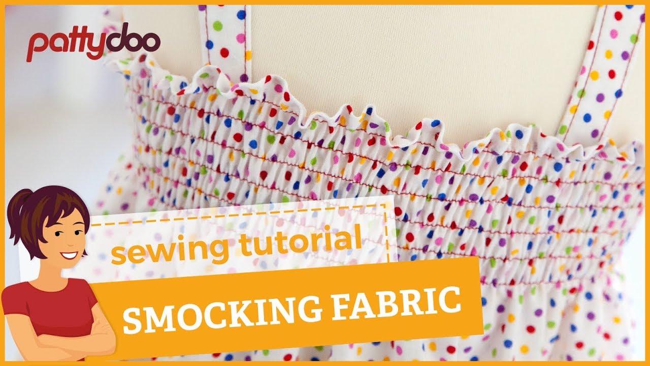 How to smock/shirr fabric easily with your sewing machine