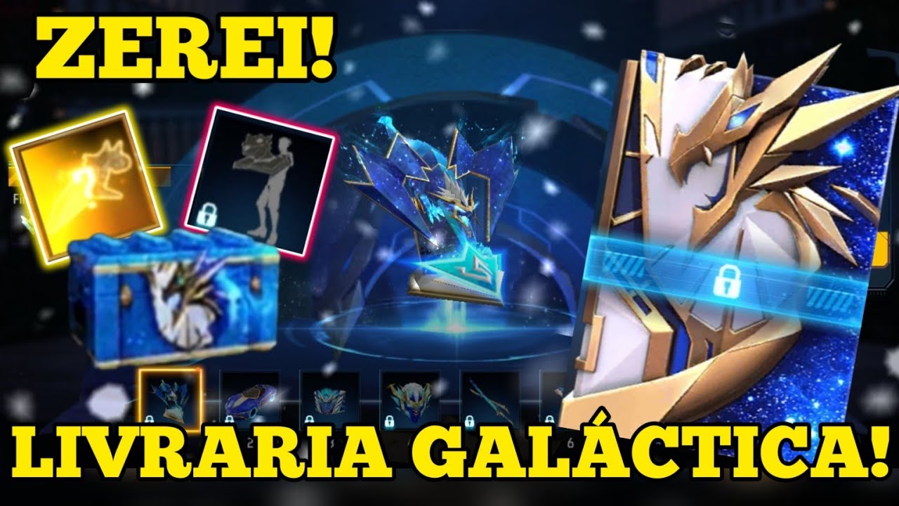 ZERANDO! LIVRARIA GALÁCTICA FREE FIRE!