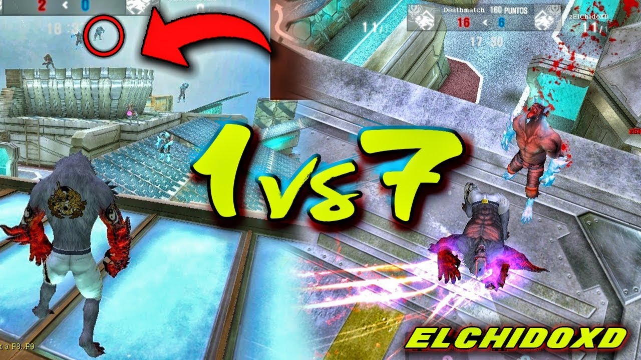 1 vs  7 ¡ÉPICO! - Wolfteam latino #ElChidoXD
