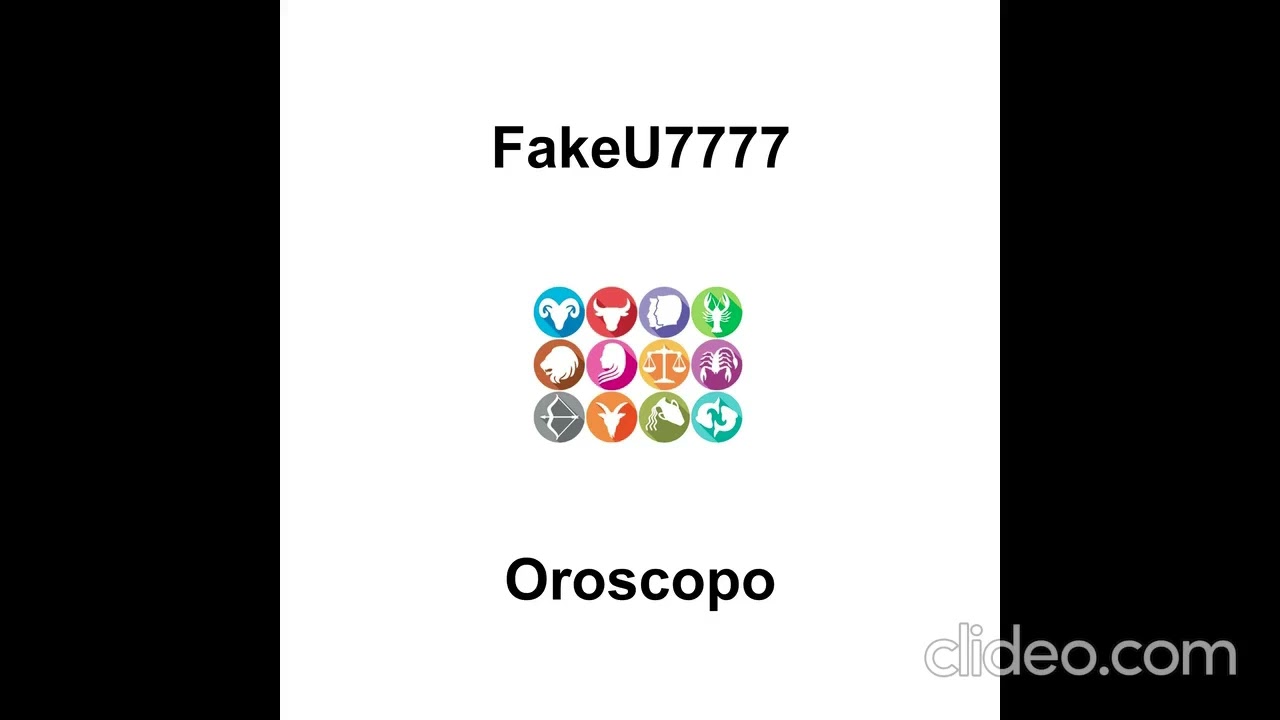 FakeU7777 - Oroscopo