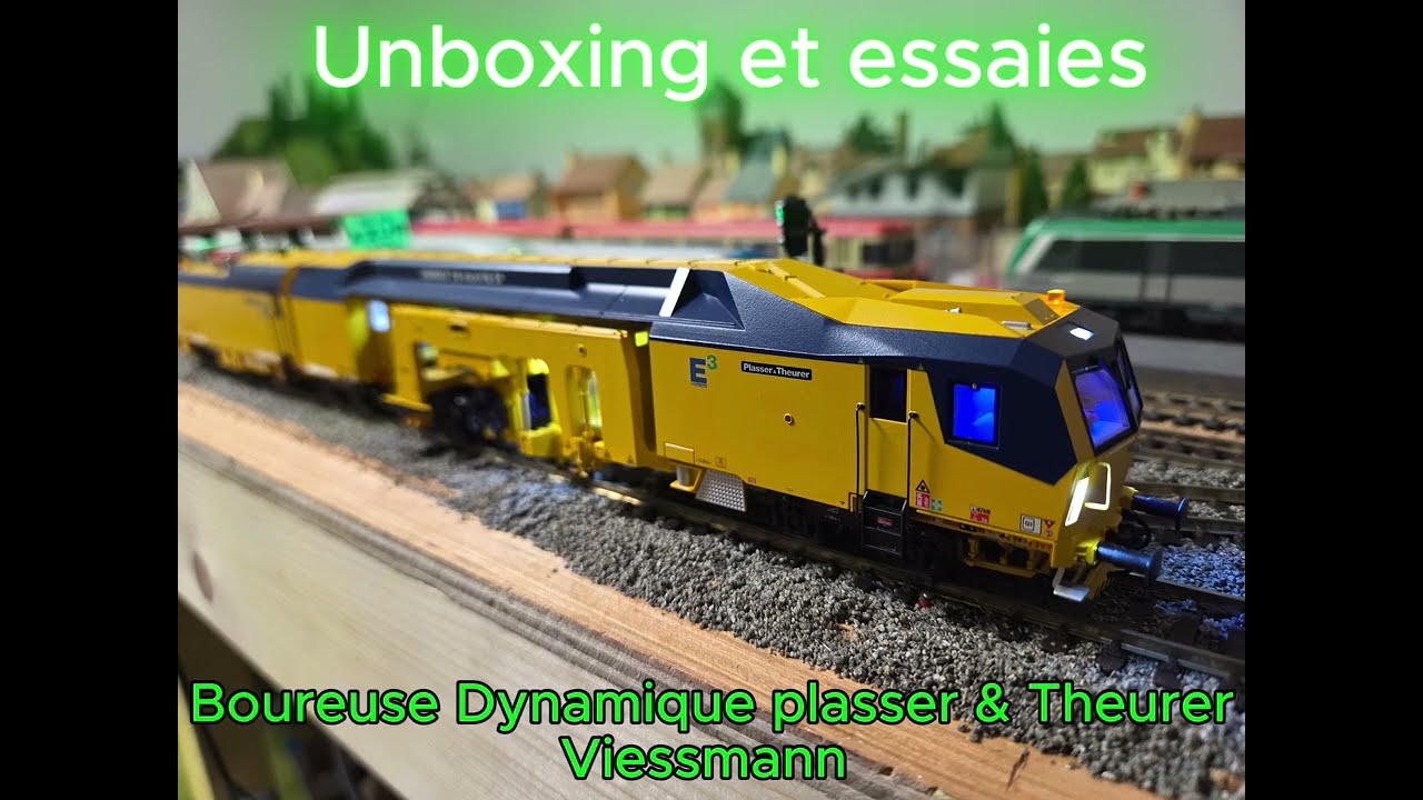 unboxing et essaies  Plasser &Theurer #train #modelisme #trainsminiatures #sncf #trains