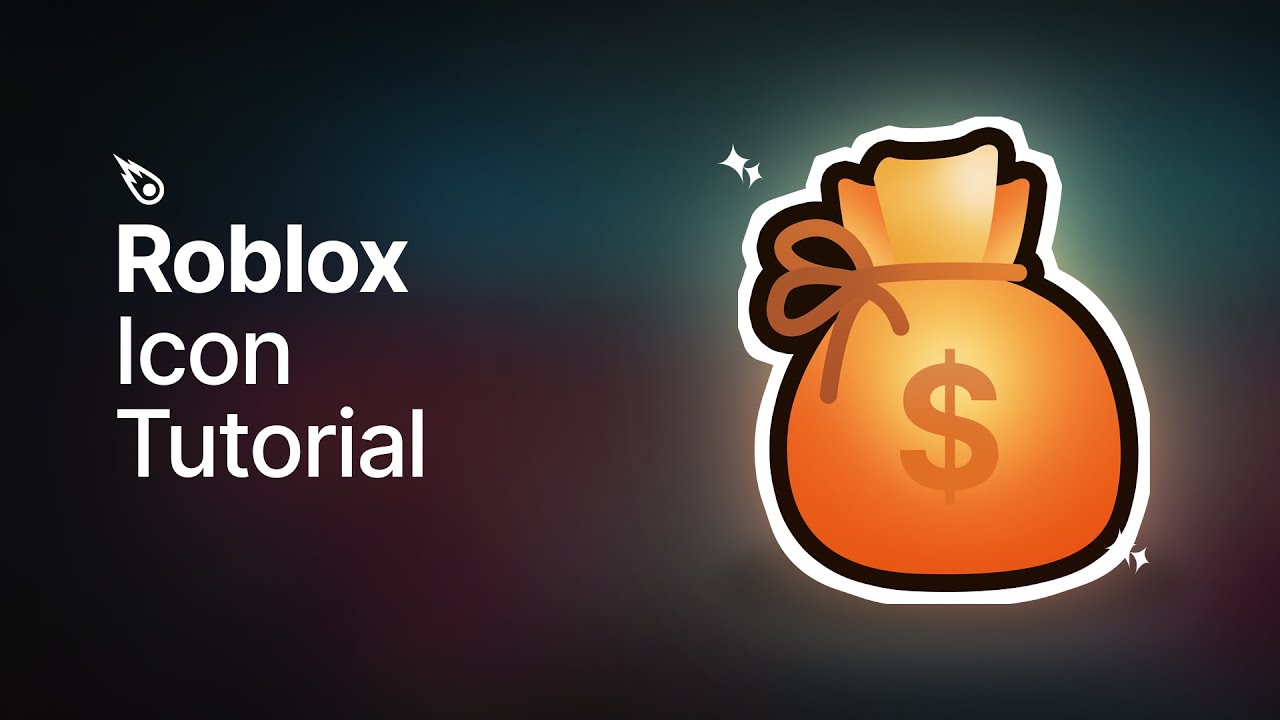 Туториал по иконке для Roblox: Мешок с деньгами
