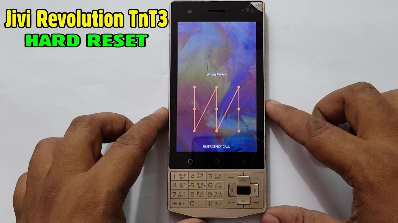 Jivi Revolution TnT3 Hard Reset/ Pattern Unlock Easy Trick With Keys