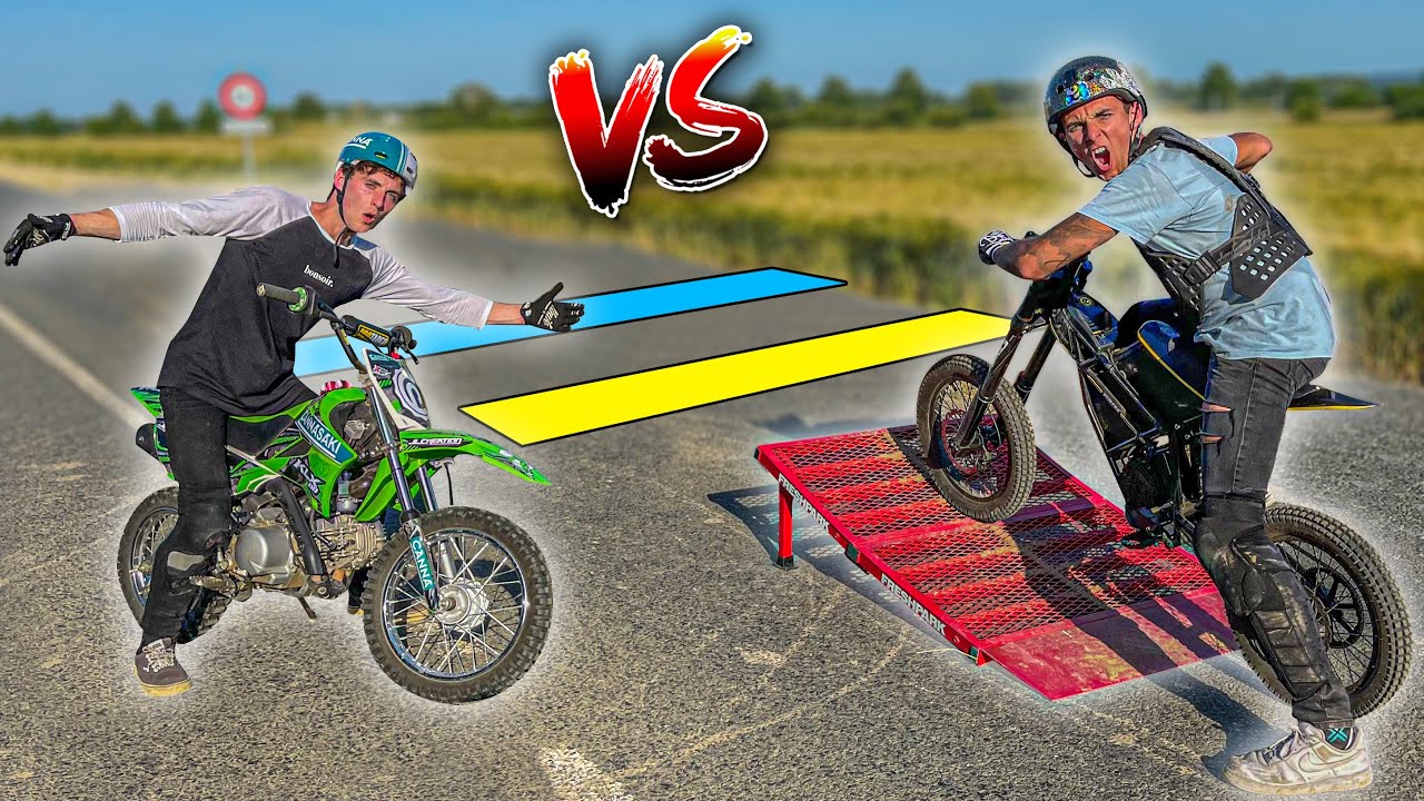 Qui Sautera le Plus Loin ? (Moto Cross vs Moto électrique)