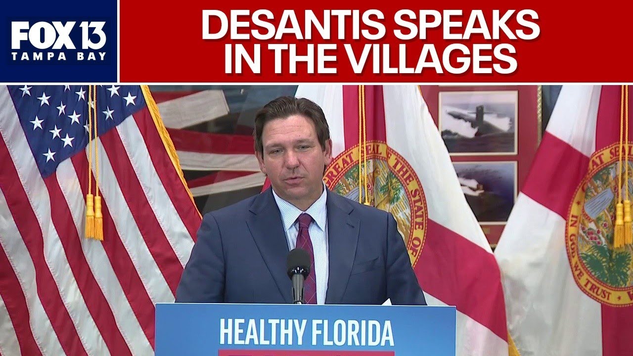 DeSantis news conference in The Villages