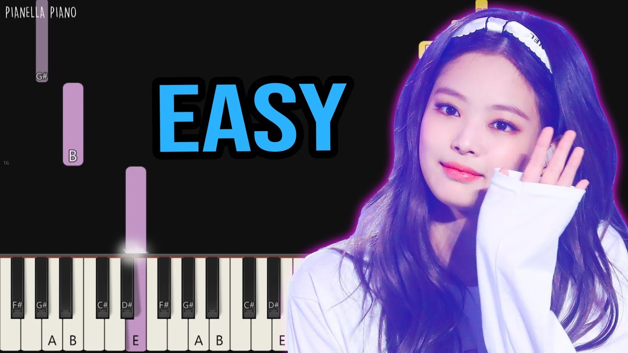 BLACKPINK JENNIE - You And Me (Moonlight) | EASY Piano Tutorial by Pianella Piano