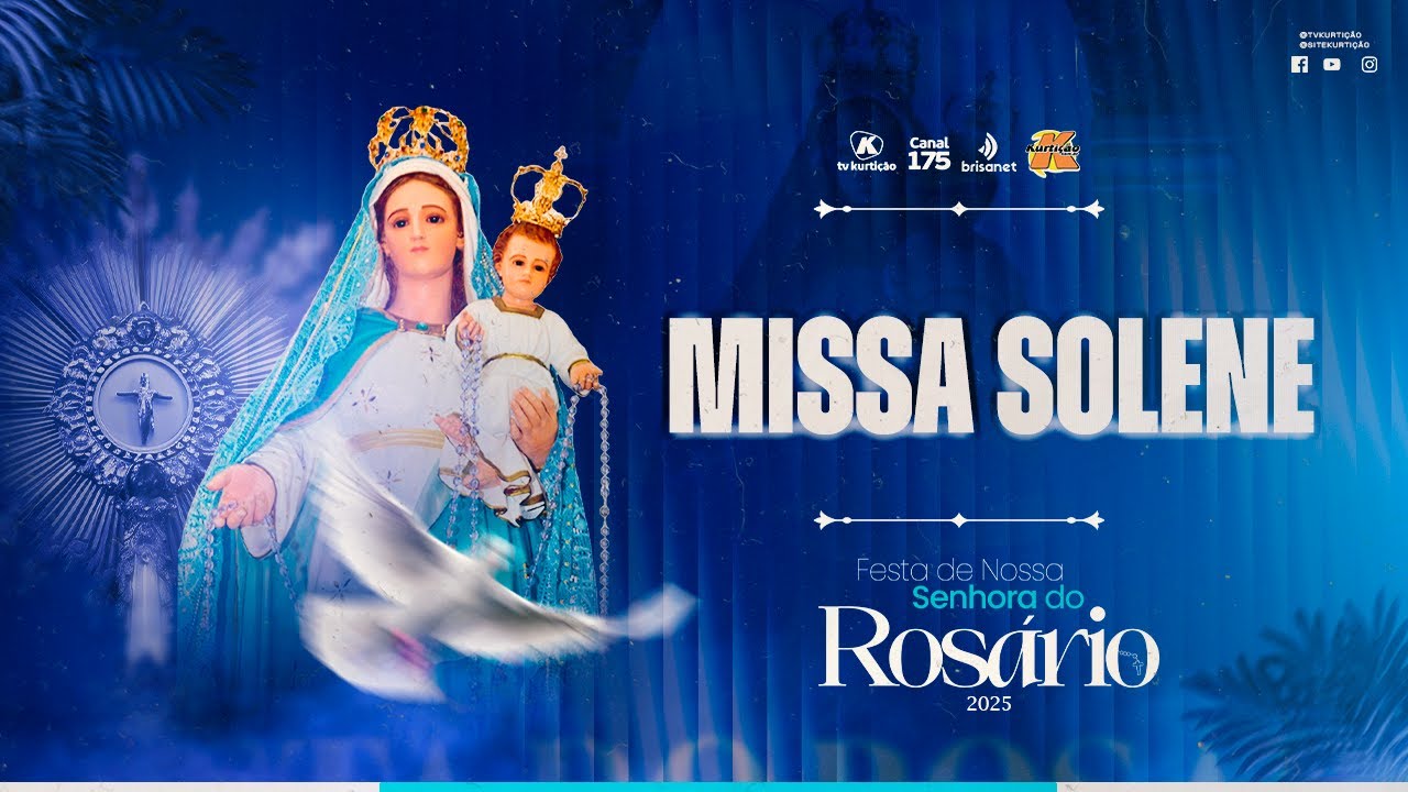 MISSA SOLENE | Festa do Ros&aacute;rio - 26.10.2025 &agrave;s 10h