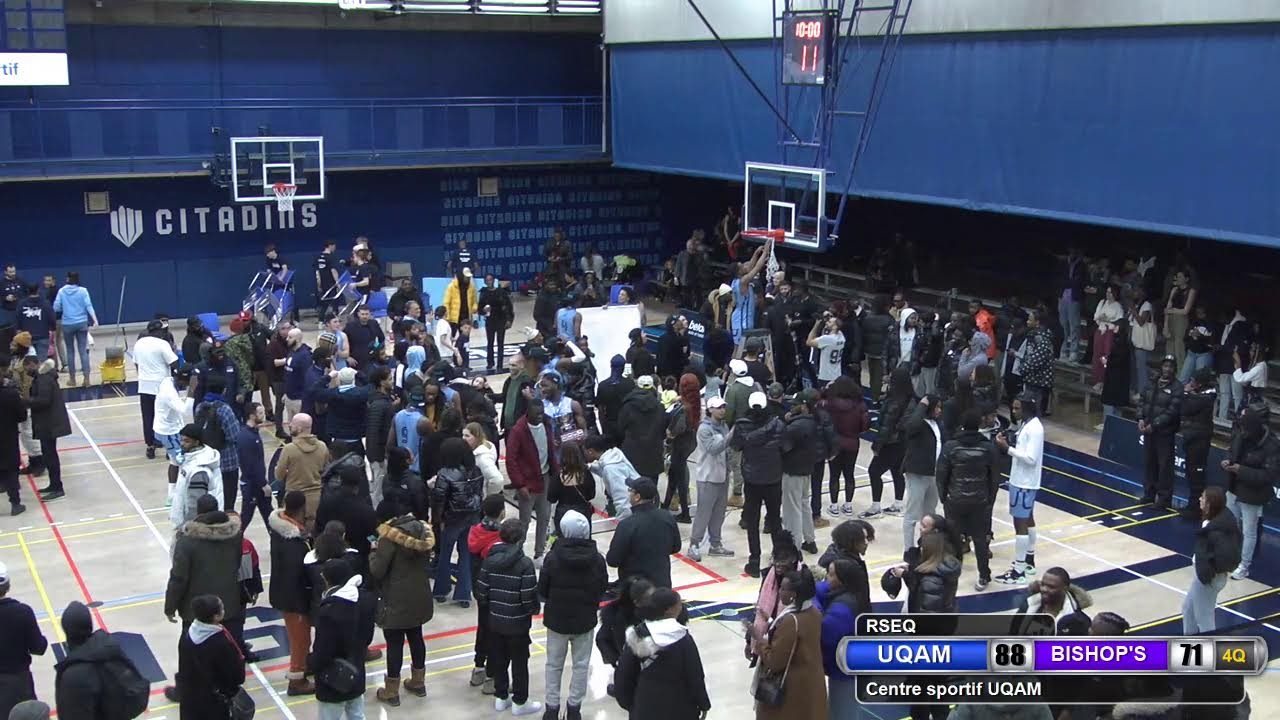 Finale RSEQ Basketball masculin : Les Citadins de l'Uqam reçoivent l'Université Bishop's
