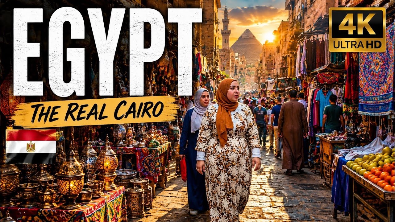 Walking Through Cairo&rsquo;s Most Fascinating Streets 🇪🇬 | 4K