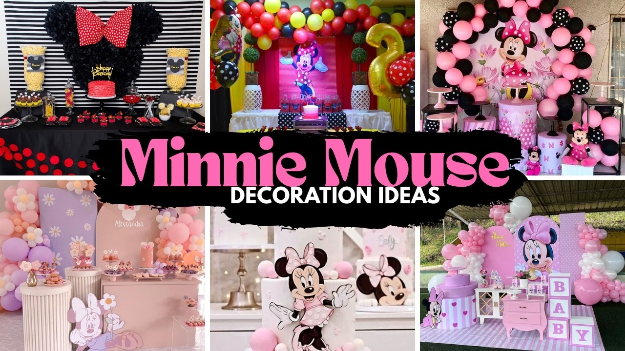 127+ Minnie Mouse Birthday Decoration Ideas 2025 | DIY Minnie Party Theme Ideas