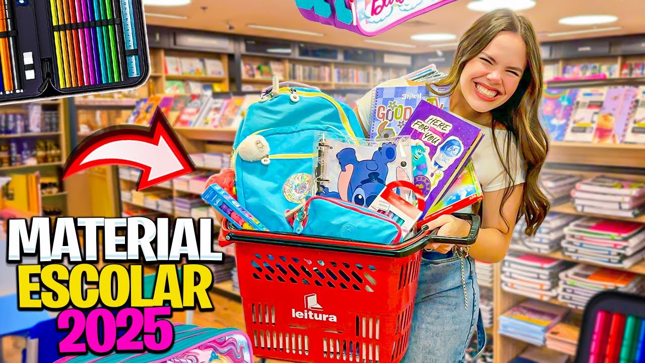 COMPRANDO MEU MATERIAL ESCOLAR 2025 !!