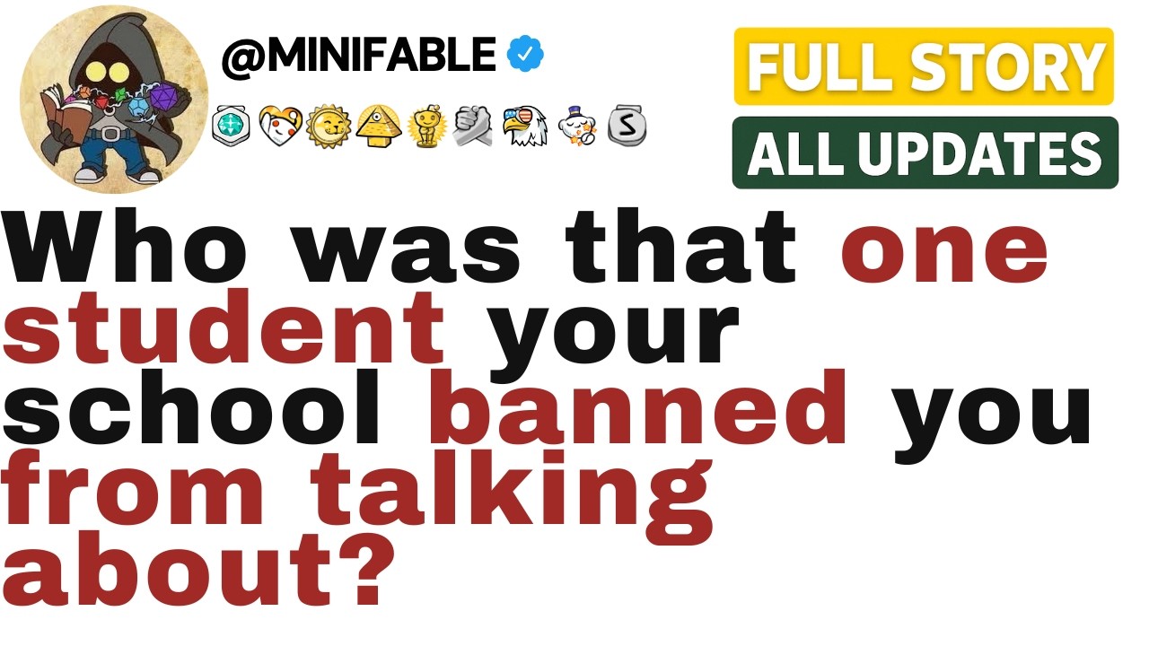 Who was that one student your school banned you from talking about? [FULL STORY]