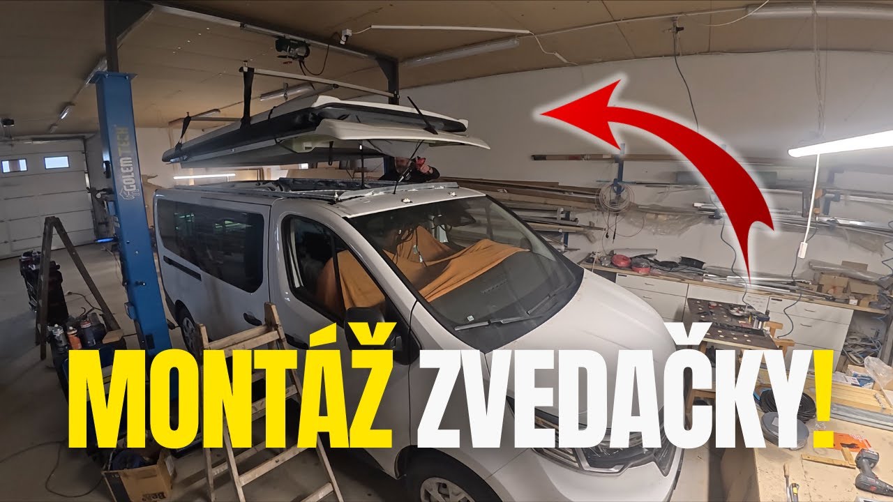 Ukázka montáže zvedací střechy na Renault Trafic!🛠️🛠️👍