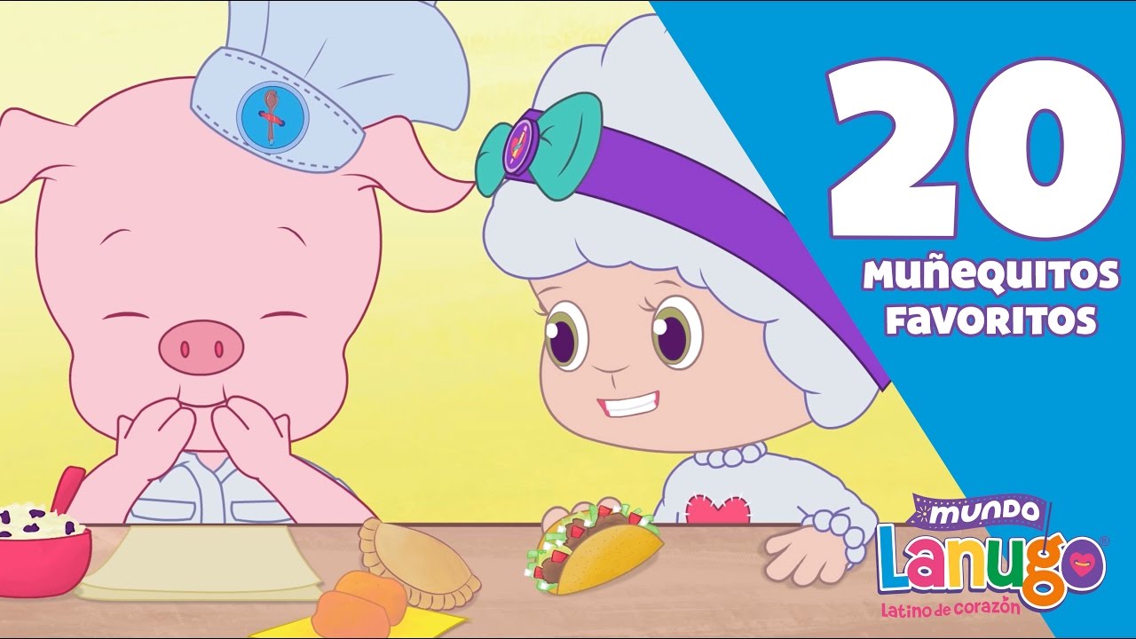 Los 20 muñequitos favoritos de Mundo Lanugo | Refranes para niños | Dibujos animados en español