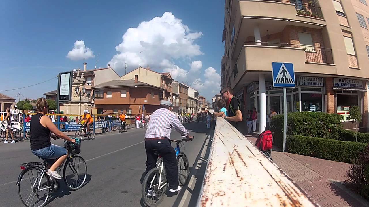 FIESTAS NAVA DE LA ASUNCION 2012 MARCHA CICLISTA A MORALEJA 20 09 2012  VIDEO 5
