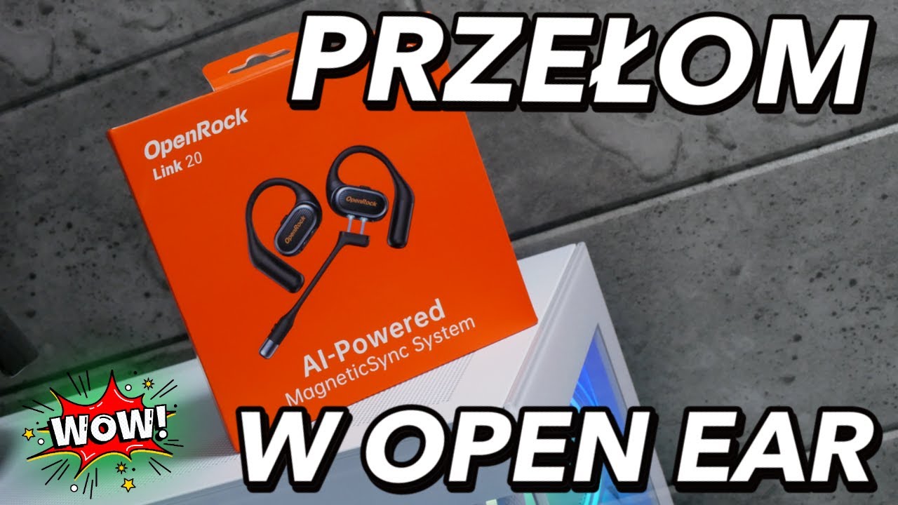 Nowa jakość w słuchawkach typu open ear - Open Rock Link 20