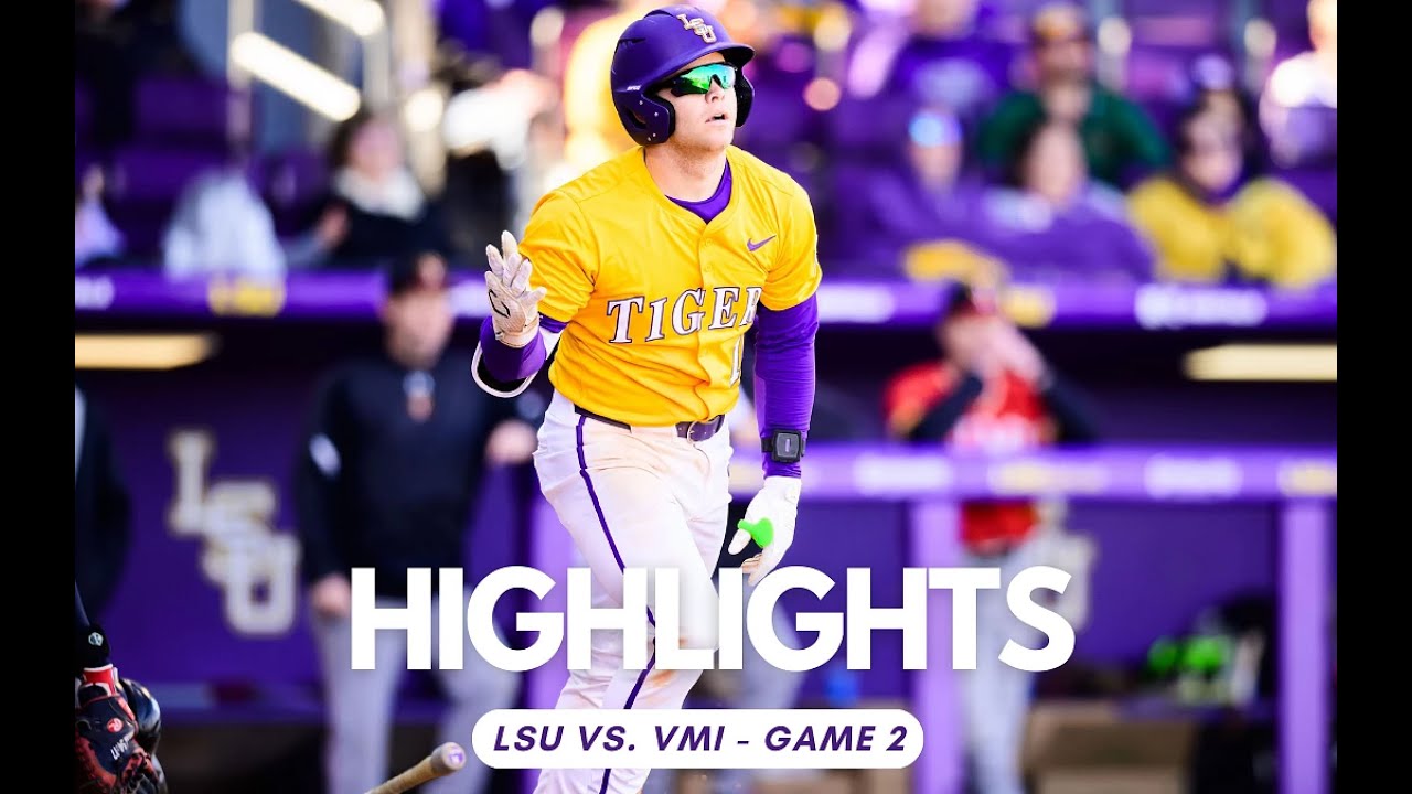 LSU Baseball Scores 27 Runs In Win Over VMI | Highlights